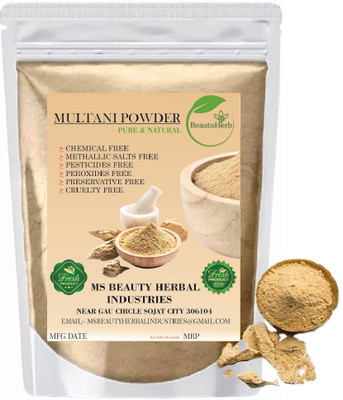 Beautoherb pure Natural Multani mitti Powder for face pack New face(300 g)