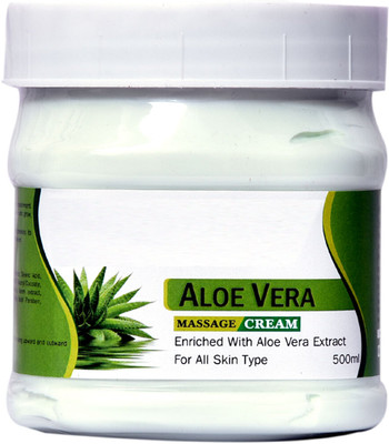 Softiebow Aloe Vera Massage Cream Enriched With Aloe Vera Extract For All Skin Type(500 ml)