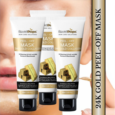 smartdrops Gold Peel Off Mask For Instant Glow, Reduces Fine Lines(180 ml)