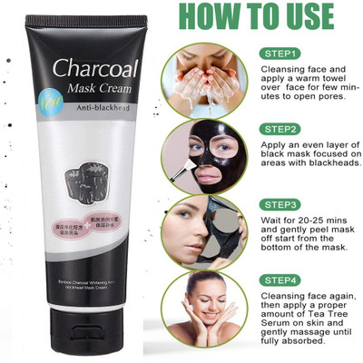 YAWI Charcoal Face Mask - Peel Off(130 ml)