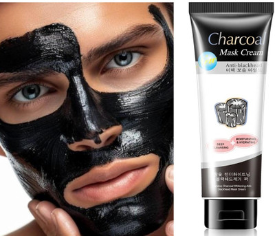 BLUEMERMAID Charcoal Peel-off Mask Deep Skin Purifying Cleansing(130 g)