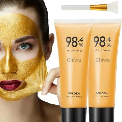 CHIWA Gold Peel Off Mask | Wrinkle Removal Anti-Aging & Blackhead Fix(120 ml)