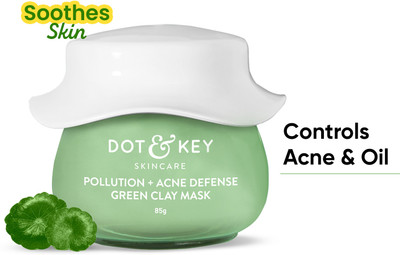 Dot & Key Acne Defence Green Clay Face Mask with Salicylic for Oily, Acne Prone Skin(85 g)