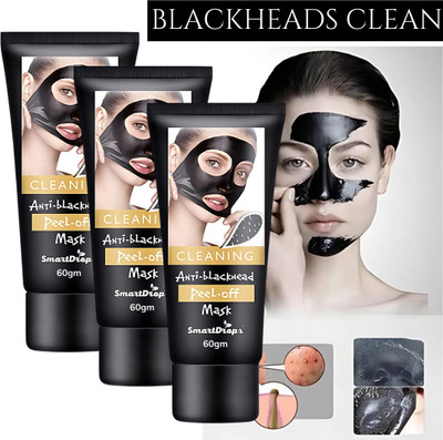 smartdrops Blackhead Remover Peel Off Face Mask For Deep Skin Cleansing & Dark Spot(180 g)