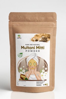 Trivang Pure & Natural Multani Mitti Powder| Bentonite Clay | Great For Hair, Face, Skin(90 g)