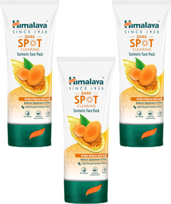 HIMALAYA DARK SPOT CL TURMERIC FACE PACK 100G ( Pack of 3 )(100 g)