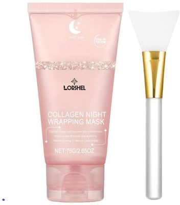 LORSHEL Collagen Night Peel Off Mask for Improving Skin Elasticity and Firming OG(75 ml)