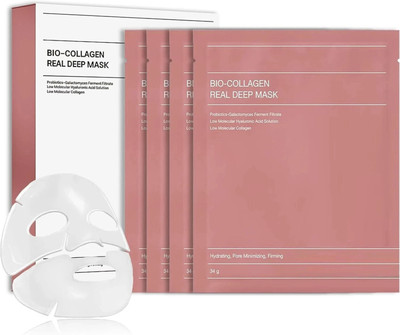 SHNMN Bio Collagen Overnight Face Mask Hydrating Hydrogel Pore Minimizing Elasticity(34 ml)