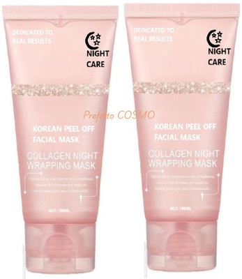 Prefetto COSMO Rejuvenate Your Skin with Collagen Night Mask Pack of 2(200 ml)