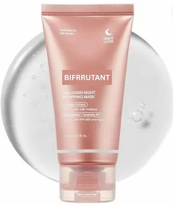 BIFRRUTANT Collagen Night Mask for Soft Smooth Radiant Youthful Skin(75 ml)