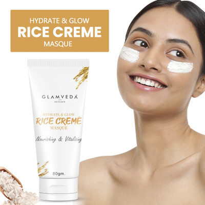 GLAMVEDA Hydrate & Glow Rice Masque(80 g)