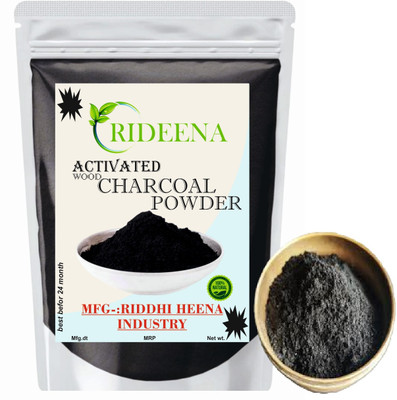 Rideena pure Natural Activated Charcoal Powder for face pack glow(600 g)