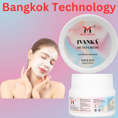 MACARIA Instant Glow De-Tan Radiance Face Pack Mask 3 in 1(500 g)