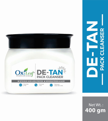 Oxileaf De-Tan Cream with Kojic Acid & Milk Protein(400 g)