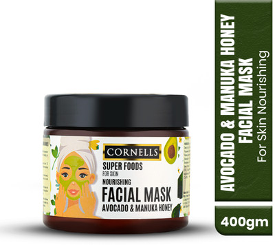 CORNELLS Avocado & Manuka Honey Facial Mask For Nourishing(400 ml)