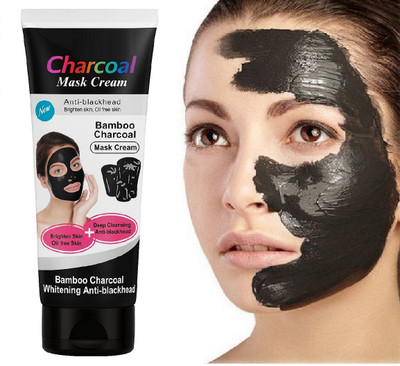 nuvya Oil Control Charcoal Mask Cream for Soft & Detoxified Skin(130 g)