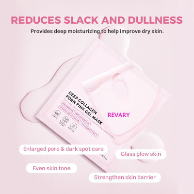 revary PDRN Pink Collagen Overnight Face Mask |Hyaluronic Acid,Niacinamide(28 g)