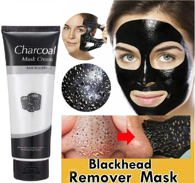 GABBU DEEP CLEANSING PEEL OF FACE MASK CHARCOAL TUBE FOR WOMEN AND MEN(130 g)