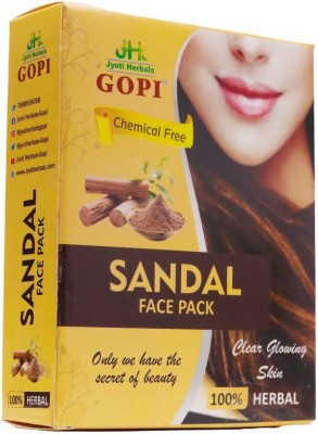 Vitaglam Jyoti Herbals Gopi Skin Brightening Herbal Sandal Powder for Women and Men(100 g)