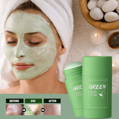 WOONGMI Purifying Clay Stick Mask For Deep Cleaning, Blackhead Remove for Men(40 g)
