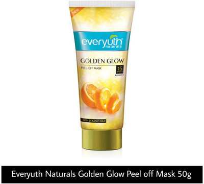 Everyuth Naturals Golden Glow Peel Off mask with 24k Gold & Orange Peel(50 g)