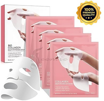 Emmqura Bio-Collagen Beauty Real Deep Mask - Hydrating Overnight Solution Mask(38 g)