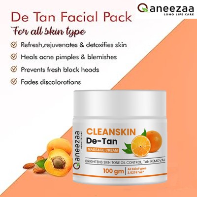 Qaneezaa New D-TAN PACK Massage Cream LLC Cleanskin(100 g)