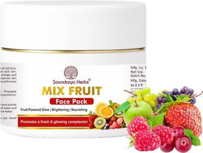 Soundarya Herbs Mix Fruit Face Pack for Glowing & Nourished Skin –(100 g)