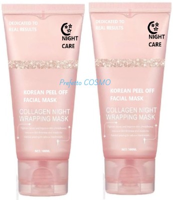 Prefetto COSMO Collagen Night Peel Off Mask Duo for Firm & Hydrated Skin(200 ml)