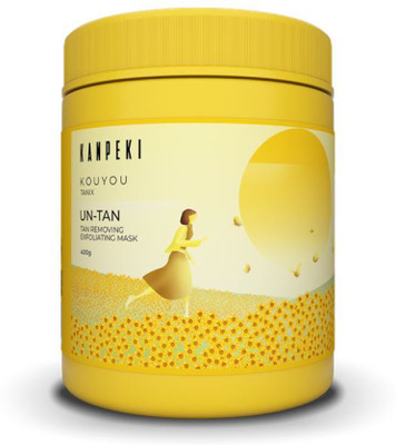 Kanpeki Kouyou Tanix Detan Mask | Removes Tan & Dullness | With Green Tea & Ashwagandha(400 g)