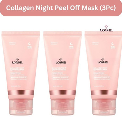 LORSHEL Collagen Night Mask for Improving Skin Elasticity and Firmness(210 ml)