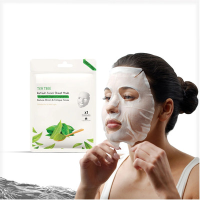 GFSU - GO FOR SOMETHING UNIQUE Tea Tree Face Sheet Mask Deep Cleansing & Oil Control(20 g)