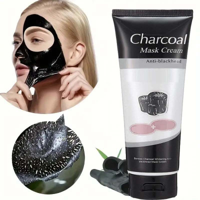 GULGLOW99 Charcoal Black Mask Pore Cleansing Clay Face Mask,Deep Cleansing & Oil Control(130 ml)