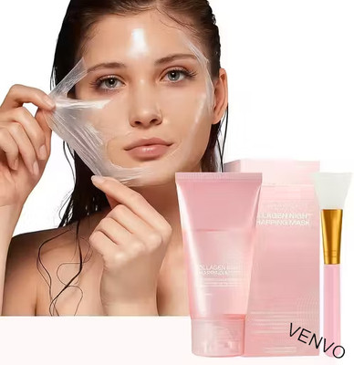 venvo Collagen Peel Off Mask With Brush for Refined Smooth Skin(100 ml)