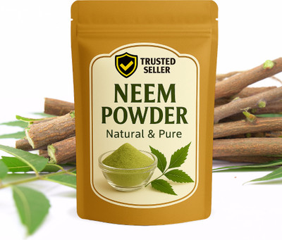 ShakalyaVeda Organic Neem Leaf Powder 100gm – Ayurvedic Remedy for Acne, Dandruff & Detox(100 g)