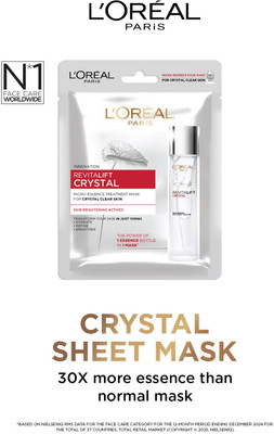 L'Oréal Paris Revitalift Crystal Micro-Essence Sheet Mask(25 g)