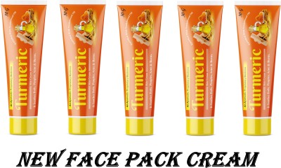 DOUBLE LIPS Laae Hai Apni Face Care & Antiseptic Clear Skin Turmeric cream 30 grm Pack of 5(150 g)