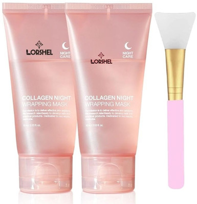 LORSHEL Collagen Night Mask for a More Radiant and Healthy-Looking Complexion(150 ml)