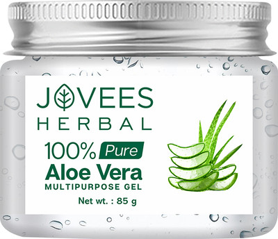 Jovees Herbal Pure Aloe Vera Multipurpose Gel For Face, Skin & Hair | Suitable For Men & Women(85 g)