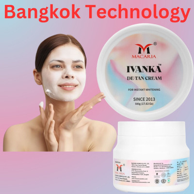 MACARIA Instant Glow De-Tan Accelerator Face Pack Mask 3 in 1(500 g)