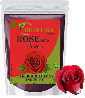 Rideena pure Natural Rose Petal Powder for face pack glowing | Rose Petal(800 g)