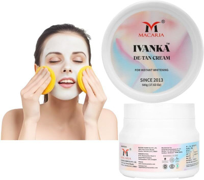 MACARIA Ivanka Rapid Glow Detan Accelerator Radiance Face Pack Mask 3 in 1(500 g)
