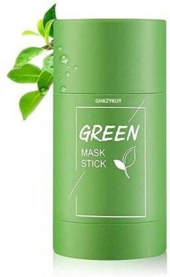 BORCHERON Green Tea Mask Deep Cleaning Oil Control Moisturizing Hydrating Skin Rotating Cream Mask Stick Mud Clay Mask(40 g)