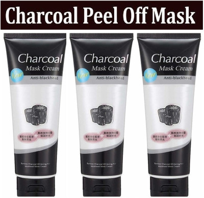 MYEONG Charcoal Peel Off Mask Anti-Acne Deep Cleansing Blackhead Remover Combo(130 ml)