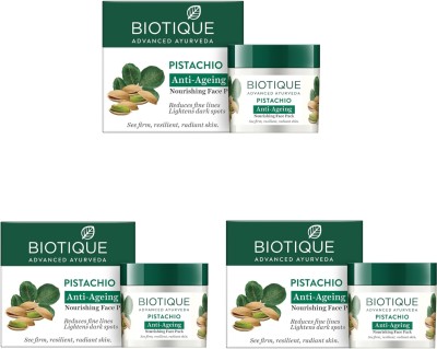 BIOTIQUE Pistacho Face Pack 50g (Pack of 3)(150 g)