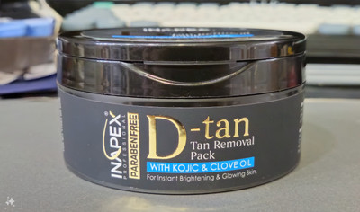 Inapex D-Tan Tan Removing Face Pack For All Skin Types Paraben Free For Skin Whitening(250 ml)