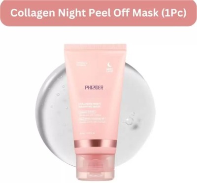 PHIZLLER Collagen Night Peel Off Mask for Skin Revitalization and Renewal(75 g)