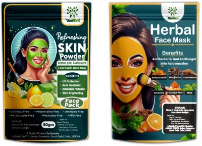 Vanvati Refershing Skin Care And Herbal Face Mask Combo –(100 g)