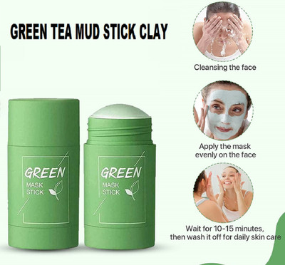 Luipui latest best new green tea mud stick clay for both men & women(40 g)