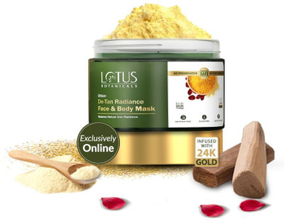 Lotus Botanicals Ubtan De-Tan Radiance Face & Body Mask(140 g)